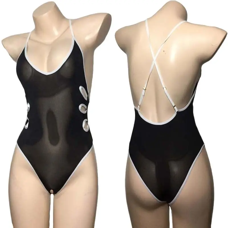 Сексуальное нижнее белье с открытой спиной женское облегающее японское школьное