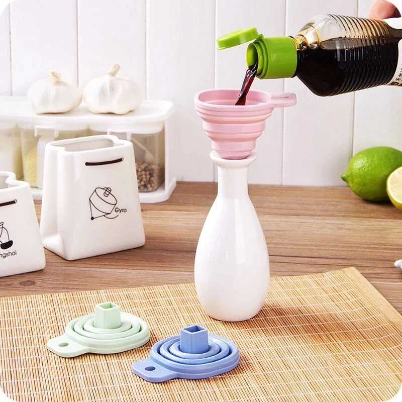Складная силиконовая воронка для дозирования жидкостей 70% | Дом и сад