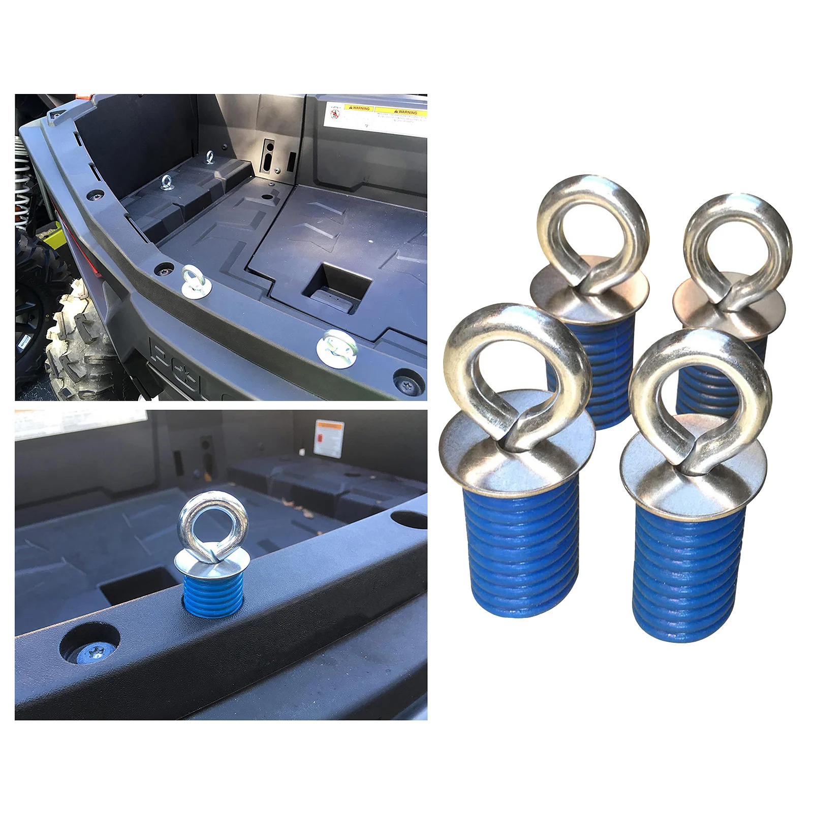 

4 Packs Anchors Fit for Polaris Lock and Ride Do Not Fit Ranger Accessories