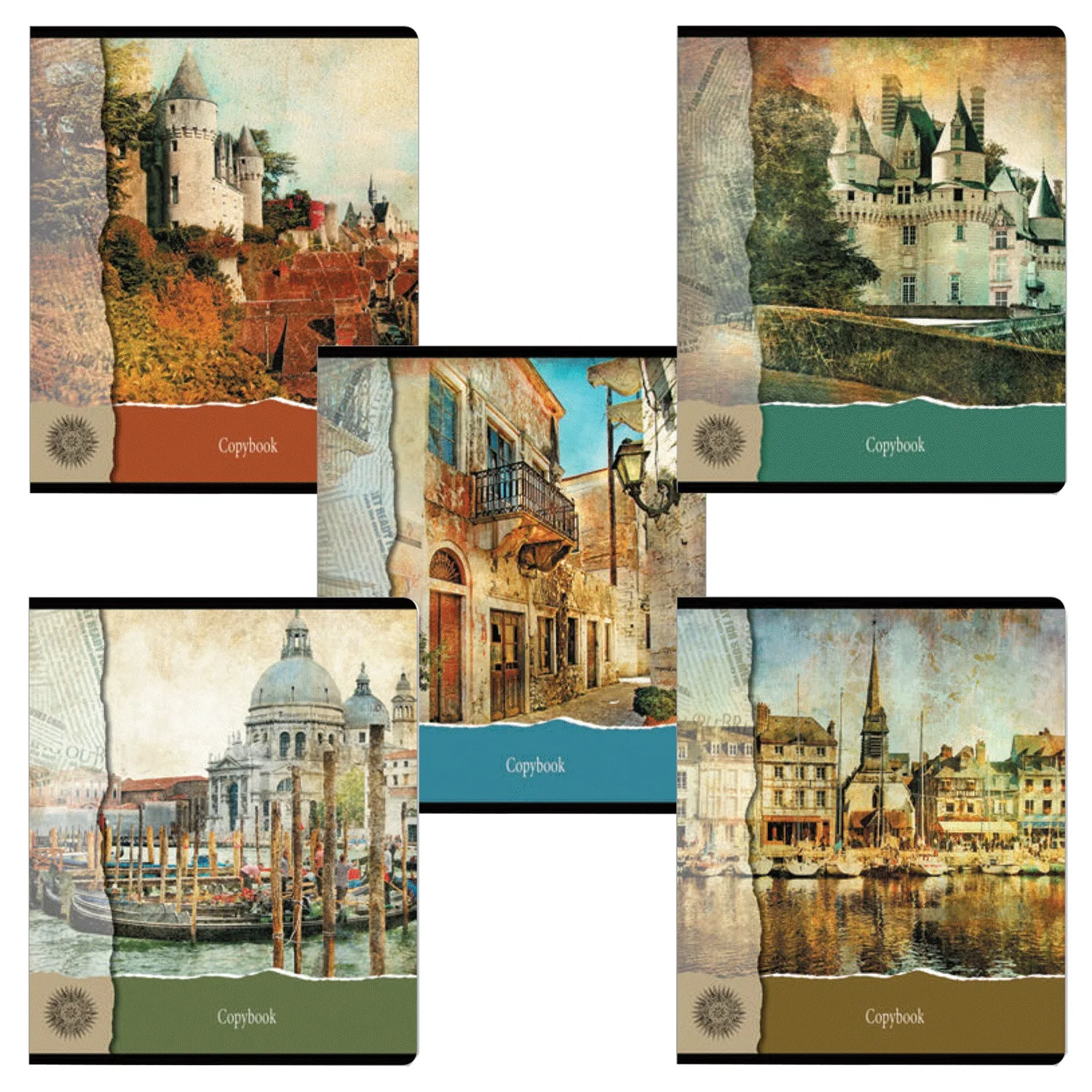 Notebook A5 96 L... Erich Krause bracket Cage cover board &quotfacing the Castle&quot 40098 (15 PCs) work notebook предметная on rings 48