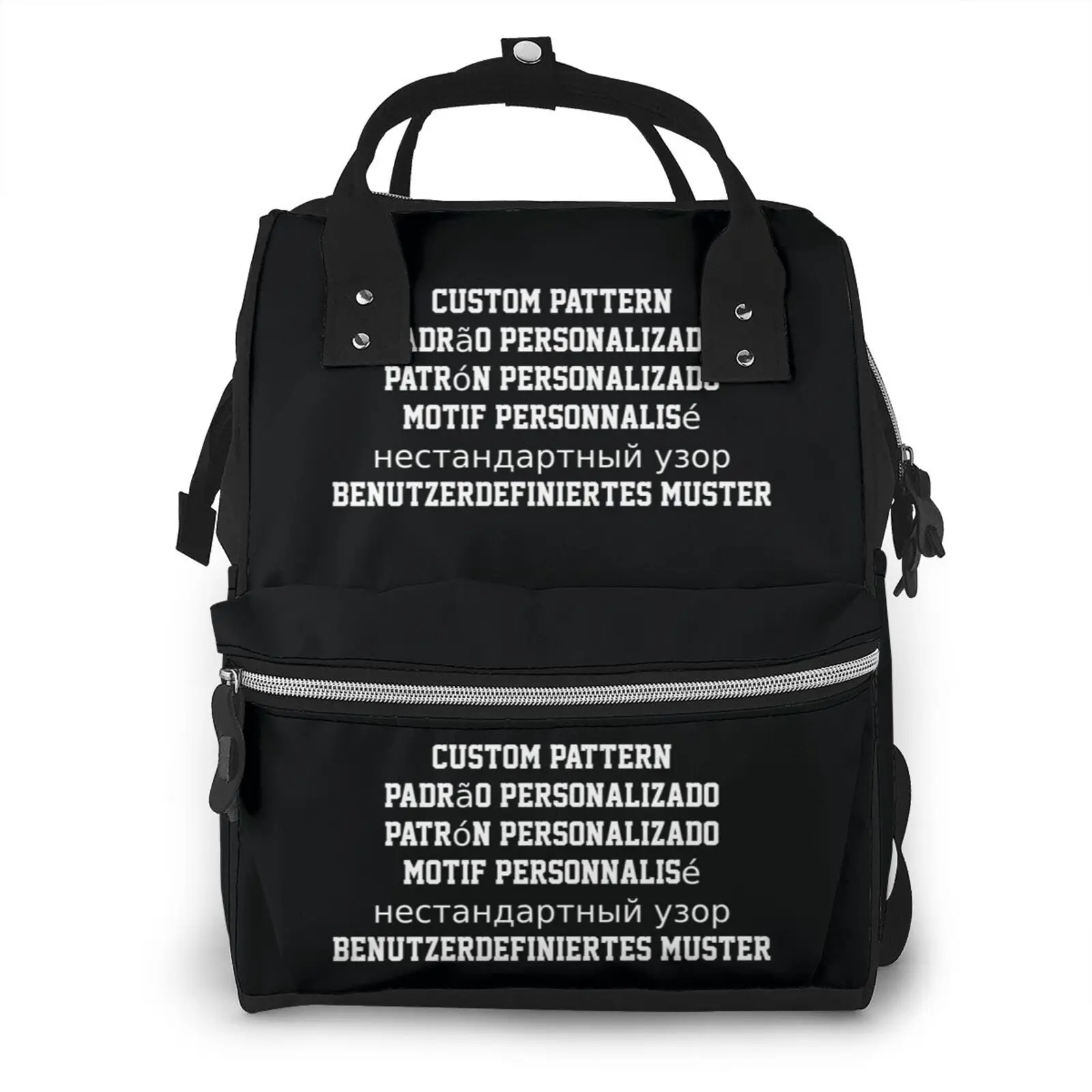 

Custom Print Mummy Maternity Nappy Bag Large Capacity Nappy Bag Travel Backpack Nursing Bag for Baby Care Women's Fashion Bag