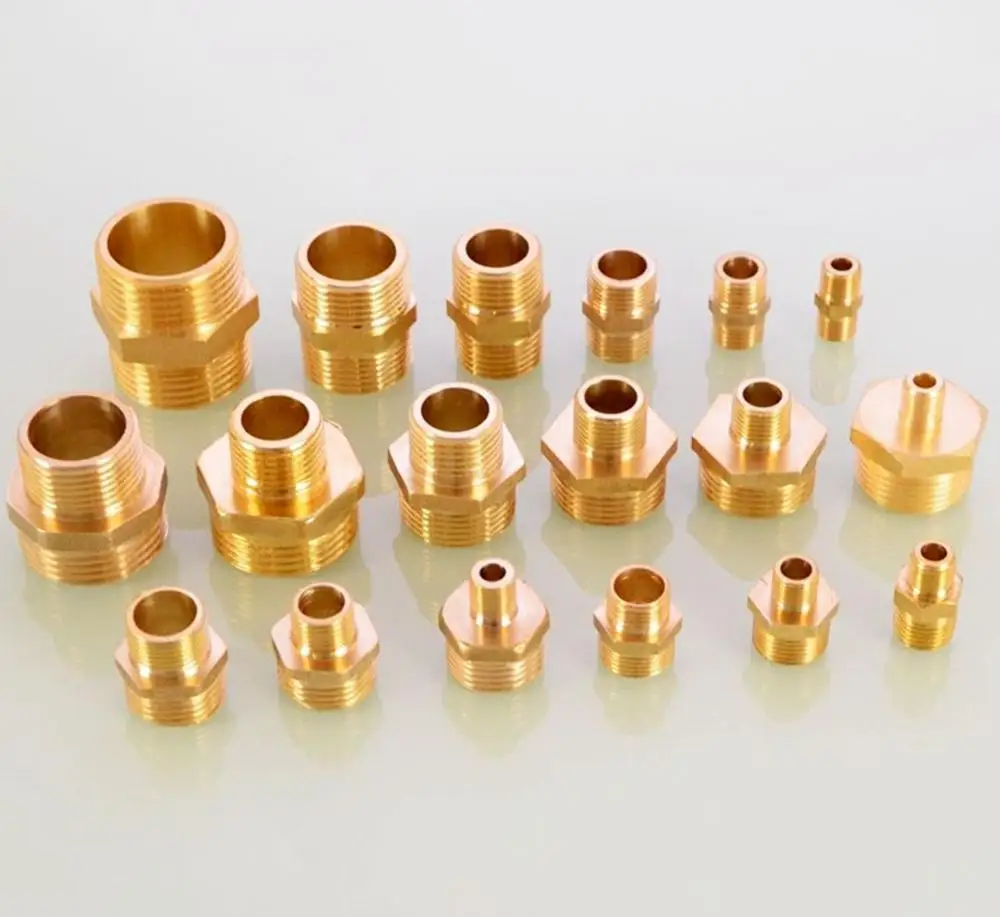 1/8 &quot1/4&quot 3/8 &quot1/2&quot 3/4 &quot1&quot BSP Мужской латунные трубы близкие сокращения