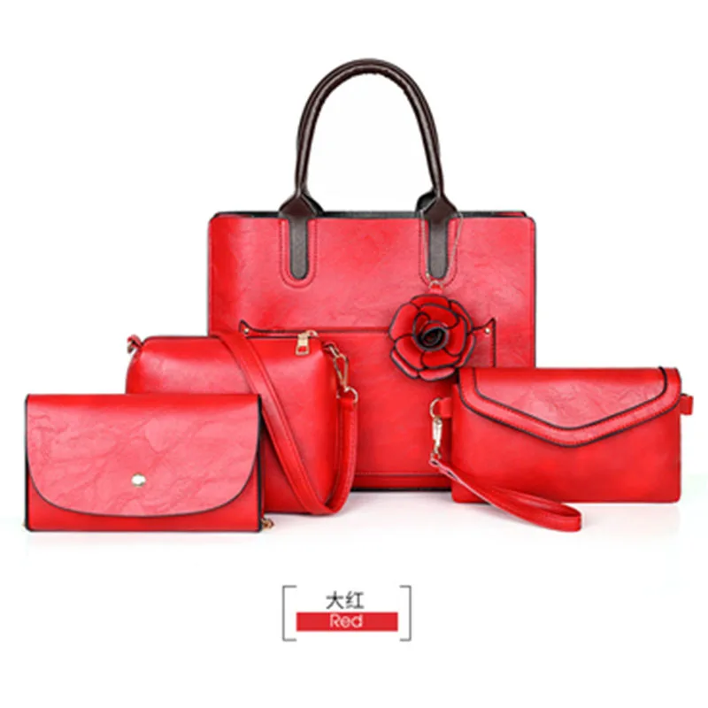 Новый 4 шт./компл. Для женщин композитные сумки Высокое качество дамы Сумки