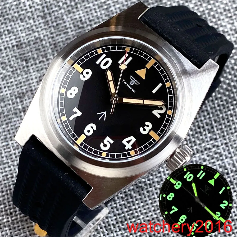 Мужские часы тандорио NH35 PT5000 с автоматическим механизмом водостойкие 200 м -