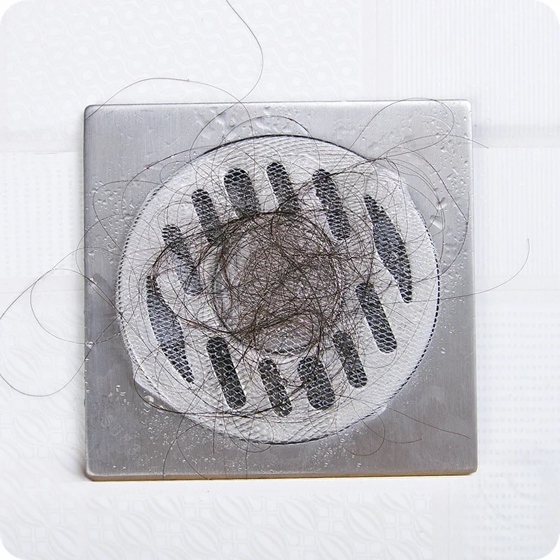 Фильтр для слива пола в ванной комнате и туалете 100 шт. фильтр с защитой от засоров