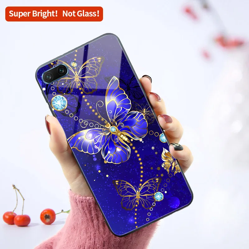 Чехол для Huawei Honor 9X Premium Global 8A 8S 8X глянцевый супер яркий чехол телефона 10i 9 10 Lite |