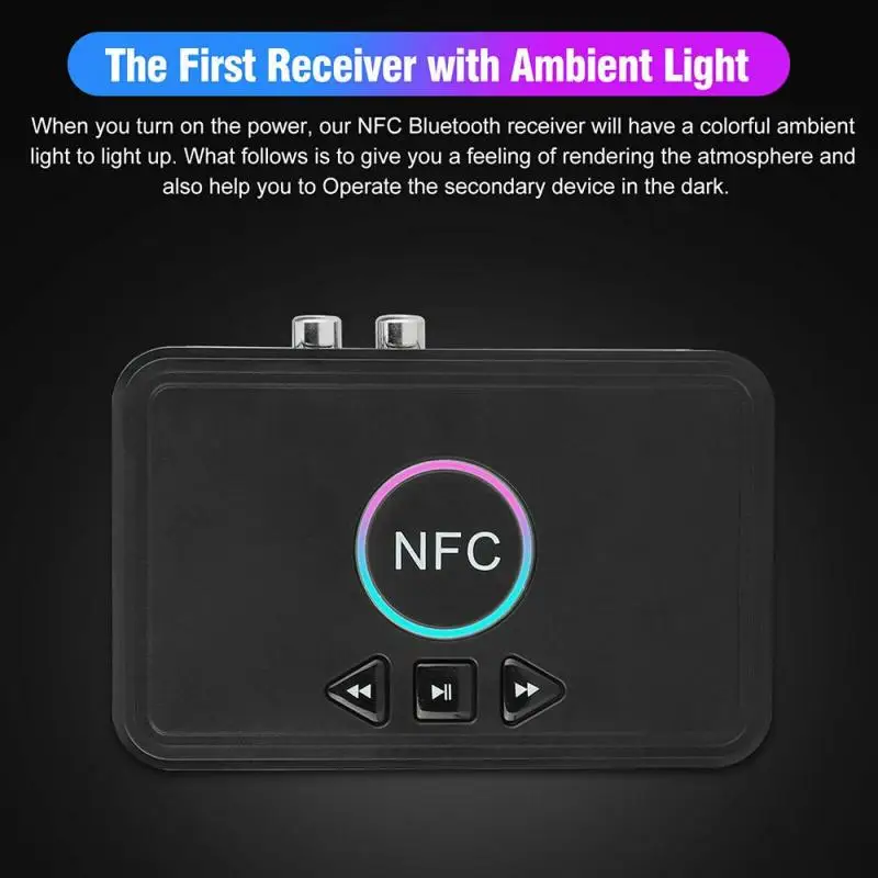 2021 новый приемник NFC 5 0 A2DP AUX 3 мм RCA разъем USB Смарт воспроизведение стерео аудио