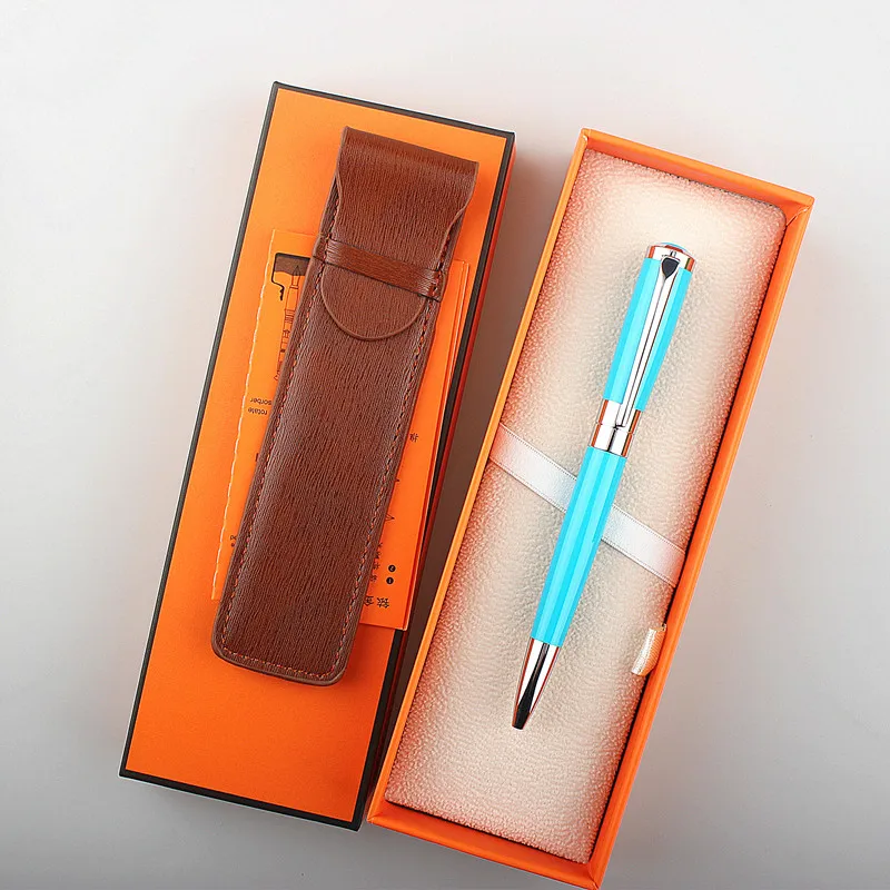 

Gift box packaging Luxury Metal Ballpoint Pens School Business Office Signature Roller Pen Writing Student Stationery Supplies