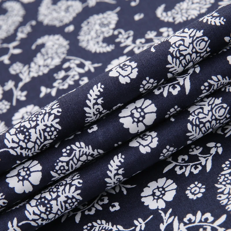 

Men's Beach Floral Printed Blouse Casual Hawaiian Shirts Pocket-less Design Long Sleeve Standard-fit Flowers Cotton Tops Shirt