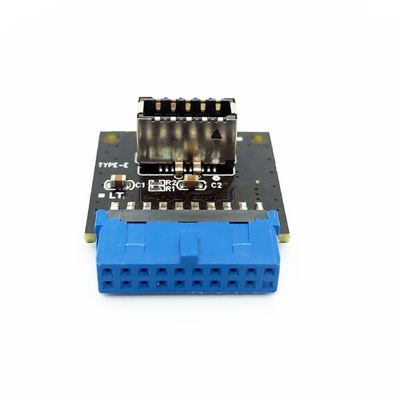 Компьютерные разъемы Riser USB 3 1 Передняя панель пк разъем для 0 20Pin коннектор