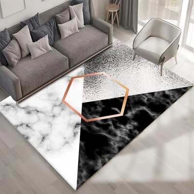 1200X1600MM По индивидуальному заказу 2x3M салон 3D ковер Nordic геометрический Мрамор коврики с узором коврики для гостиной Диванный кофейный столик пусковая площадка коврик для спальни - Цвет: 1200X1600MM