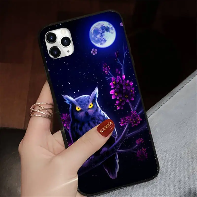 

Owl animal pattern Phone Case for iPhone 11 12 mini pro XS MAX 8 7 6 6S Plus X 5S SE 2020 XR