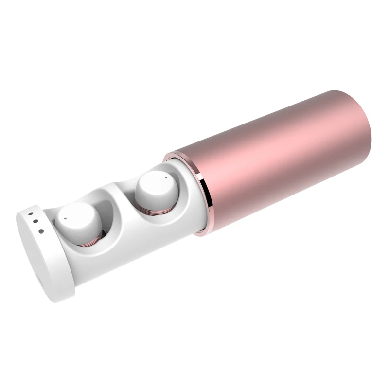 pink LIGE мини беспроводные наушники глубокий бас Bluetooth 5,0 наушники с металлической зарядной коробкой для iPhone Xiaomi Sony LG Honor - Цвет: pink