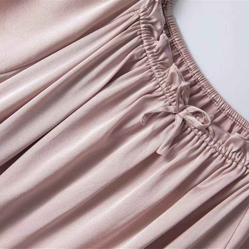SuyaDream женское шелковое платье для сна из натурального шелка мини-платье 2021 рукава