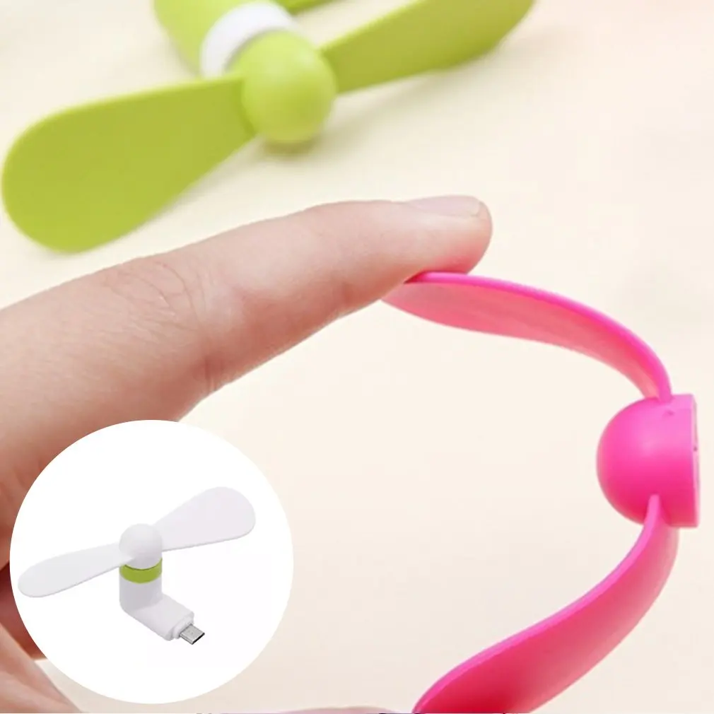 

For Android Portable Cool Micro USB Fan 5V 1W Mobile Phone USB Fans Low Voice For Android Mobile Phone USB Power Supply