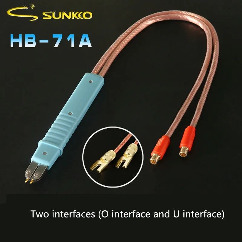 

SUNKKO HB-71A ручка для точечной сварки, литиевая батарея, профессиональная сварочная ручка для точечных сварочных аппаратов серии 709A 709AD