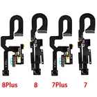 Гибкий кабель для фронтальной камеры, Сенсор Приближения, запасная часть для микрофона, совместима с iPhone 7, 7Plus, 8G, 8 Plus