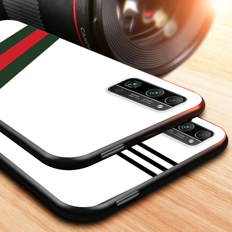 

Simple Black White Stripe for Huawei Honor V30 20 Pro 20 10i X10 9S 9A 9C 9X 8X 10 9 Lite 8A 7C 7A Pro Black Phone Case
