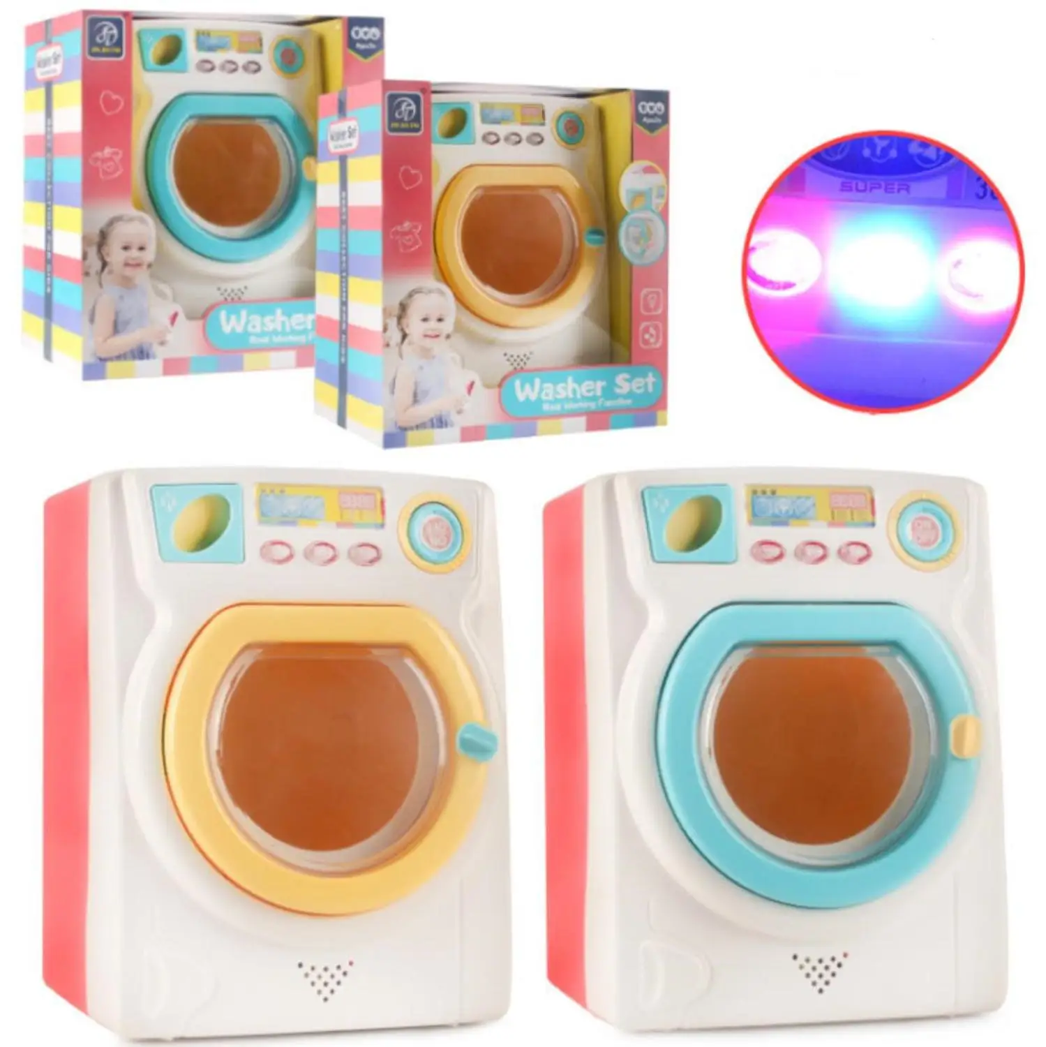 Игрушки для электрической стиральной машины девочек детские игрушки дома уборки