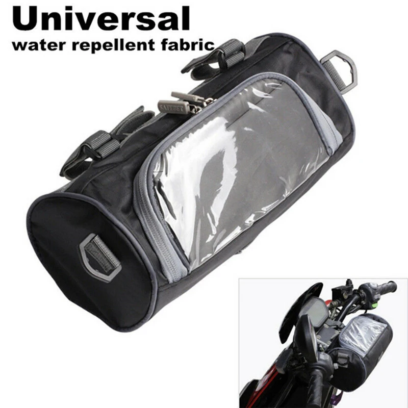 

Universal Windshield Bag Motorcycle Front Handlebar Fork Storage Bag Car 2.5L