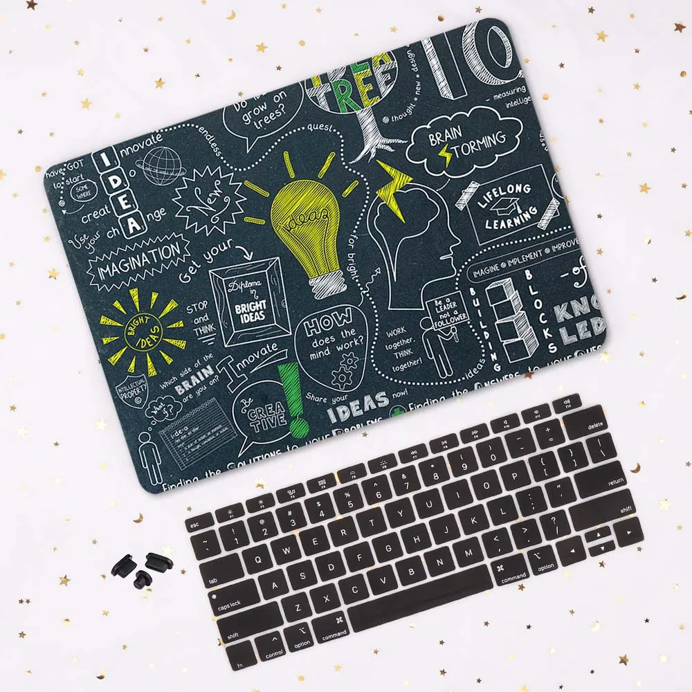 Чехол для ноутбука MacBook Pro, 16 дюймов, A2141, сенсорная панель, пластиковый узор, Жесткий Чехол для Mac book Air Pro 13, A2159, A1932