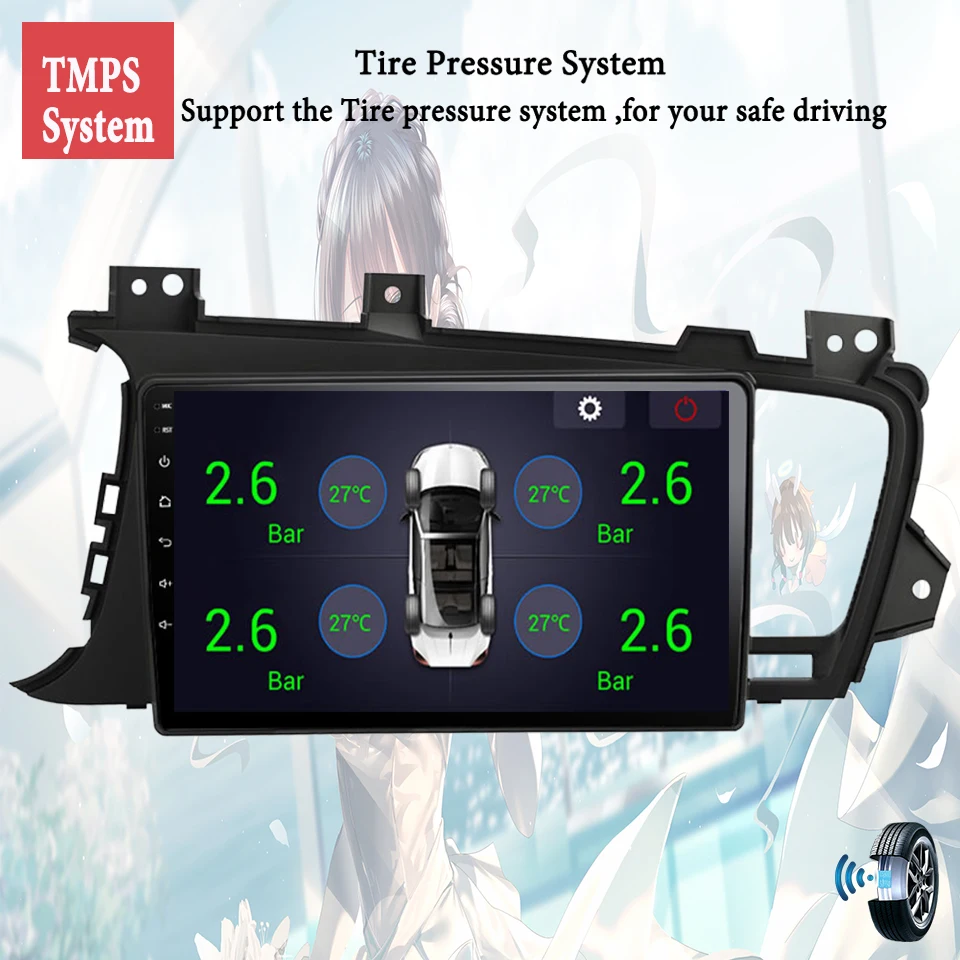 Автомобильный GPS плеер 9 дюймов Android 10 0 для Kia K5 2011 2015 с IPS экраном восьмиядерным