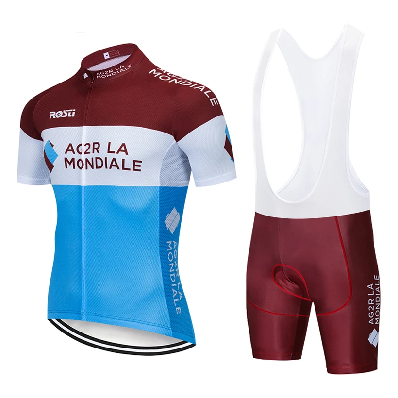 Велосипедная одежда Ag2r велосипедные шорты для Майо 20D полный костюм велоспорта