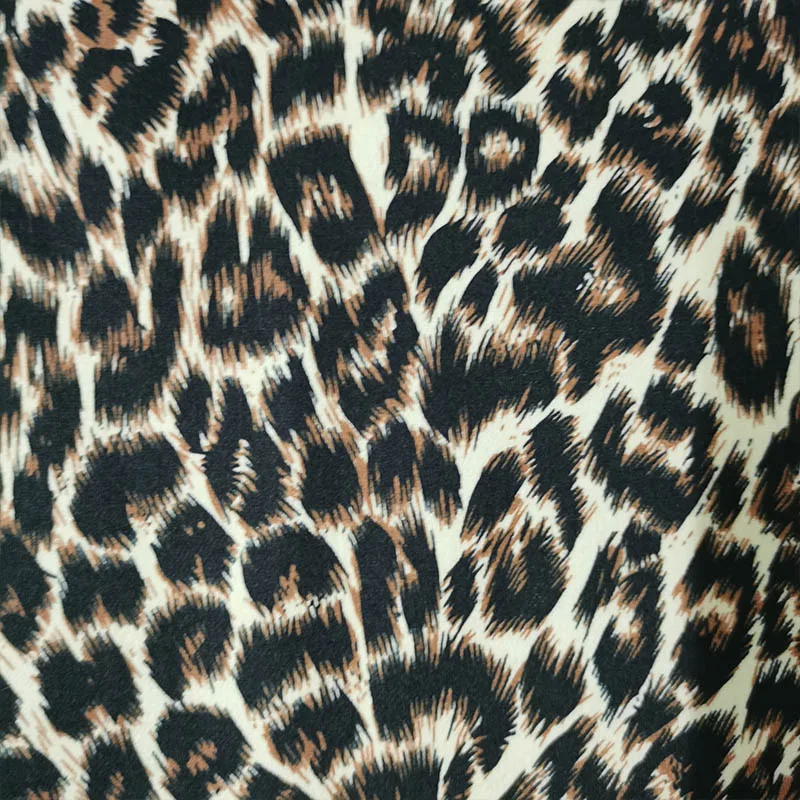 Хорошая сексуальная хлопковая ткань с леопардовым принтом для квилтинга