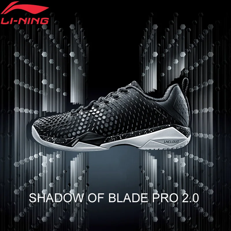 Li-Ning/мужские кроссовки SHADOW OF BLADE PRO 2,0 для бадминтона, спортивная обувь с динамической оболочкой и подкладкой, кроссовки AYAN013 SJAS18