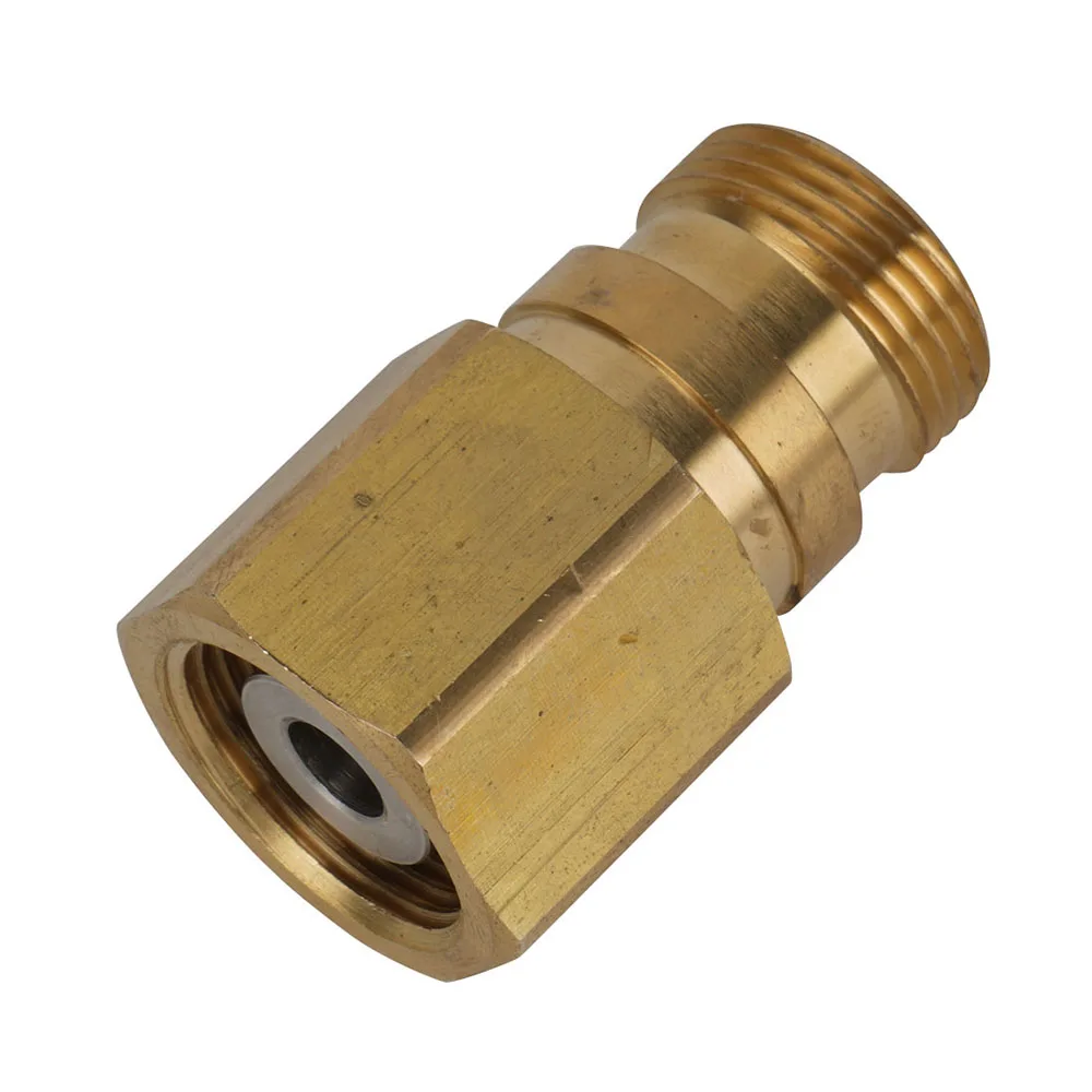 Адаптер для стиральной машины для сопла Easy Lock Male-M22* 1,5 14 мм Female с вставкой из нержавеющей стали(такой же, как и
