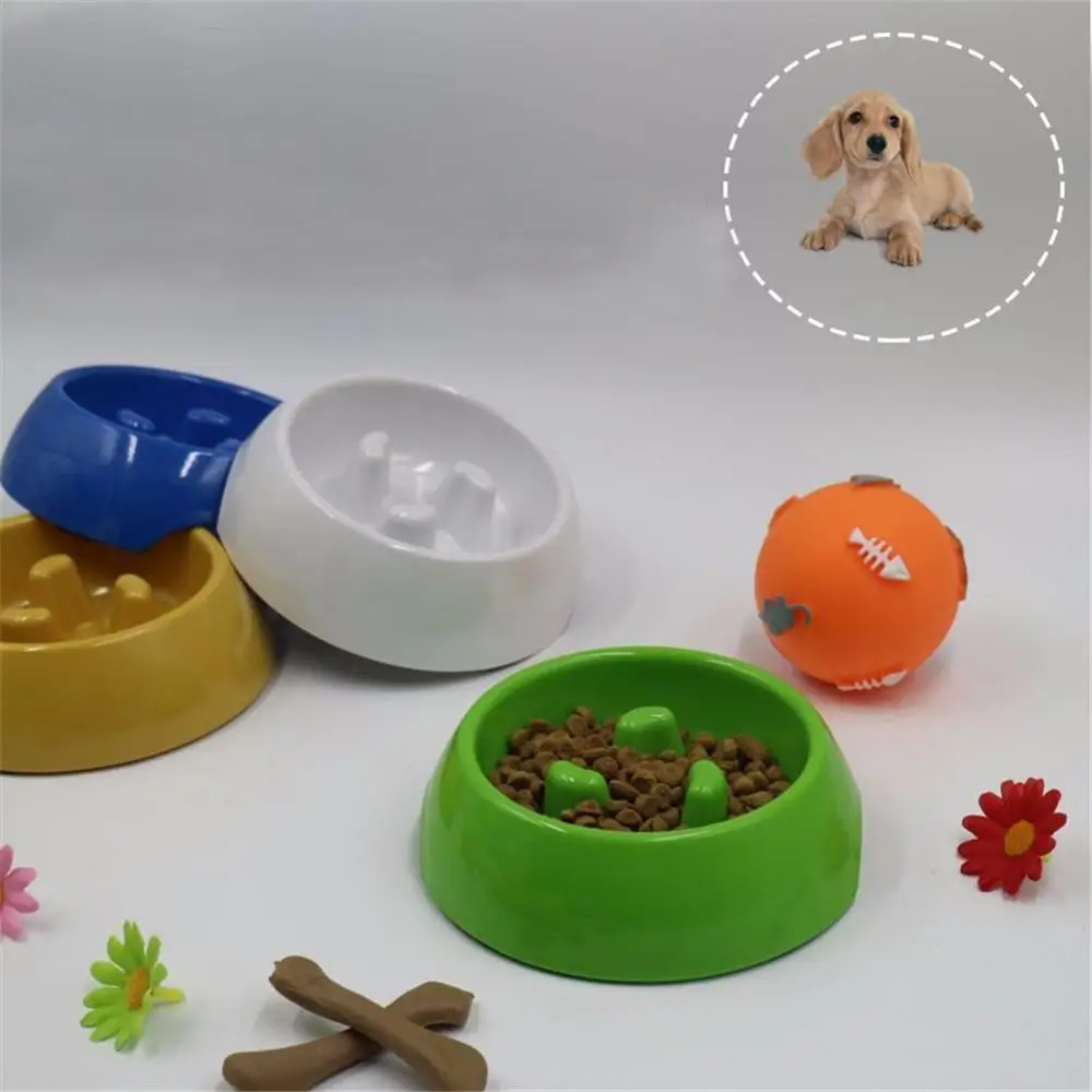 Миска для кормления домашних животных меламиновая миска щенка медленная подача