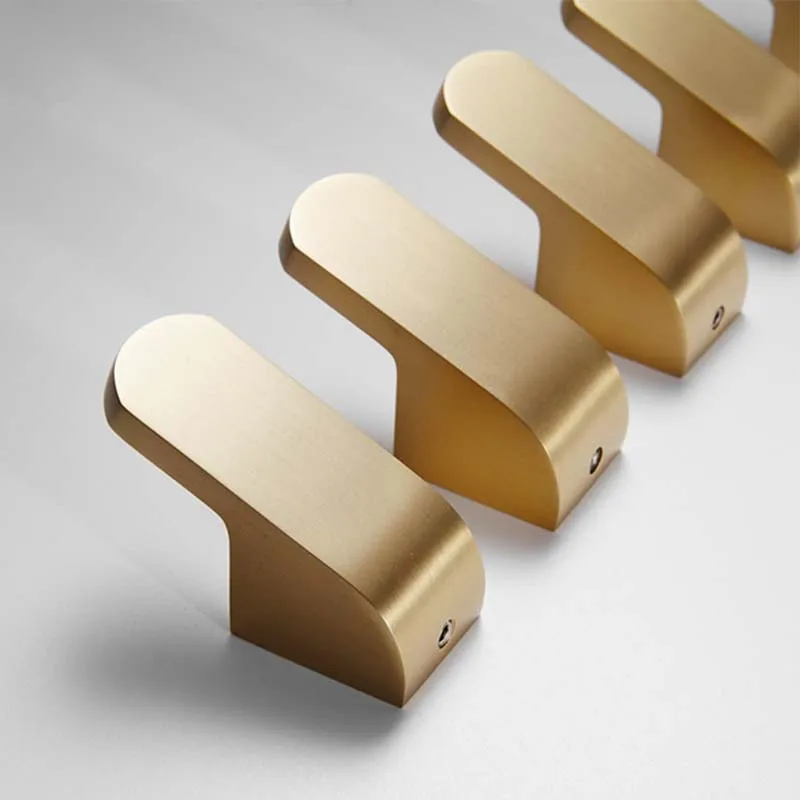 Металлический золотистый настенный крючок Stongwell в скандинавском стиле с начесом