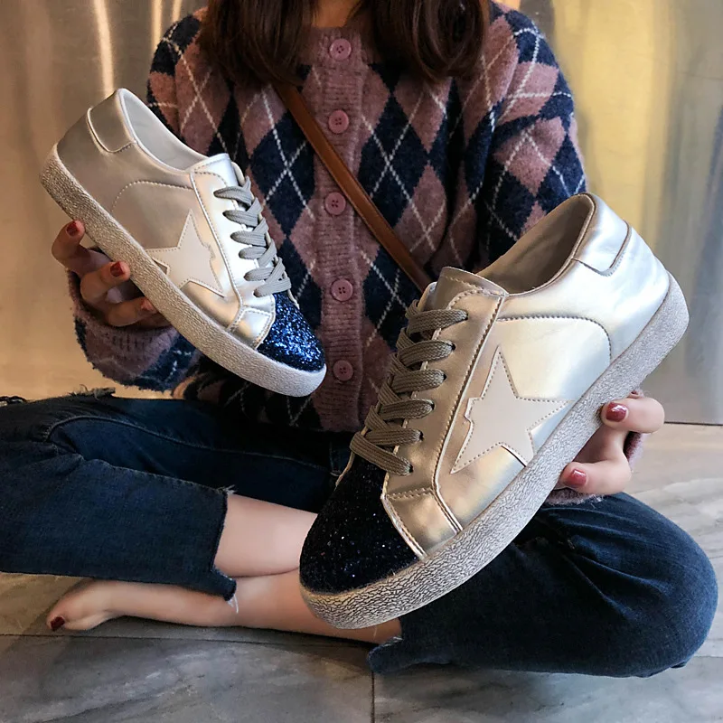 W-Explosion/модные Трендовые туфли на плоской подошве с низким вырезом и шнуровкой в