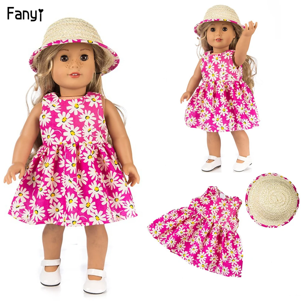 Красочное платье кукла с шапкой черно зеленая и красная одежда Панама шляпа для