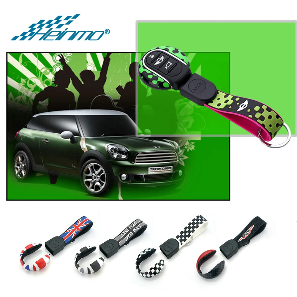 Для MINI Cooper S JCW F54 F55 F56 F57 F60 Clubman Countryman аксессуары для ключей автомобиля веревка для MINI F56 чехол для ключей стильный держатель
