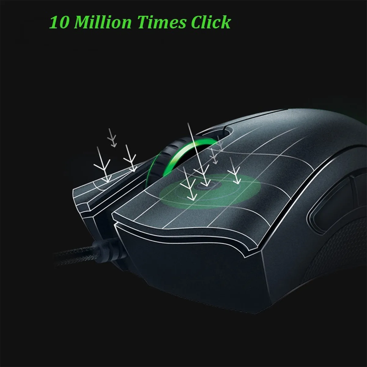 

Original Deathadder Essential Wired Gaming Mouse Mice Optical Sensor 8 Independently Buttons For Laptop Pc Gamer