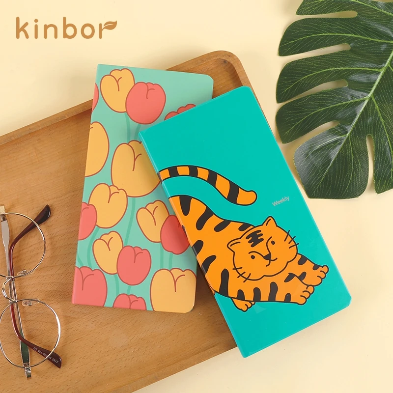 Youpin Kinbor Kawaii блокнот Еженедельный планировщик милый портативный Pocketbook квадратный