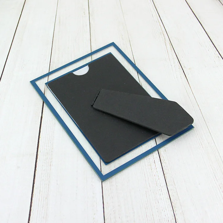 Лидер продаж рамка из хрустального стекла сертификат на стол A4 креативная