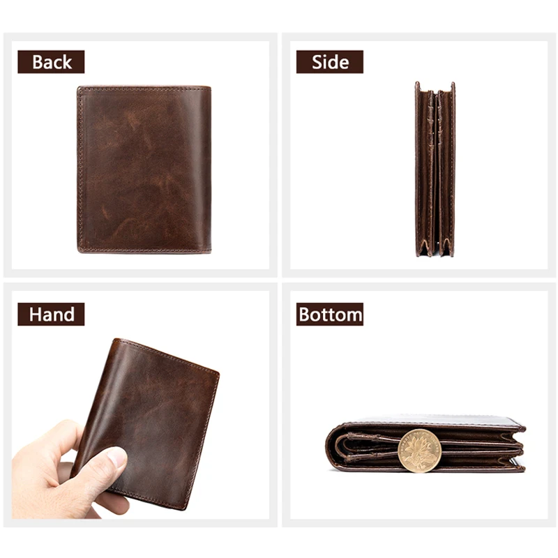 

WESTAL Engraved Men Wallet Genuine Leather Man Wallet Vintage Designer Mens Wallets For Cards Money Bag For Man Purses Wallets