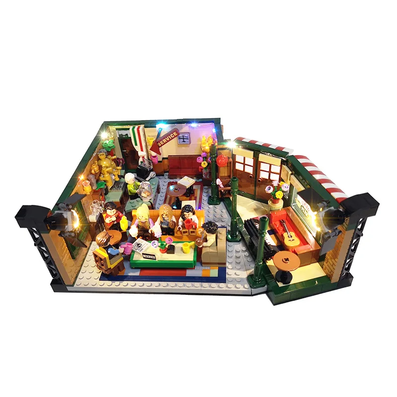 Креативный совместимый светильник LEGOe 21319 классика американская драма друзья
