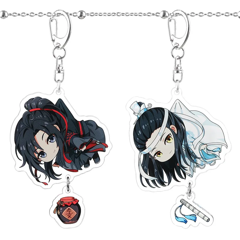 

The Untamed Key Chain Anime Figure Wei Wuxian Lan Zhan Mo Dao Zu Shi Props The Grandmaster of Demonic Cultivation Keychain