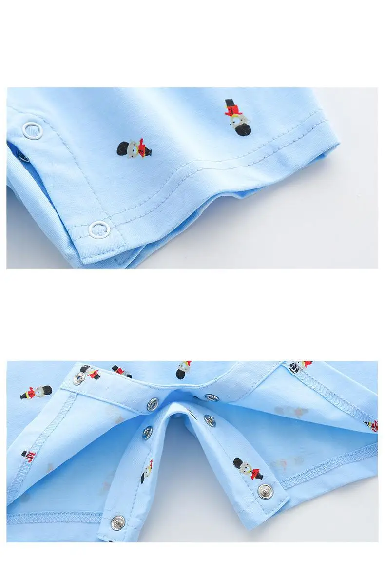 

Baby Summer Clothes Handsome NewBorn Baby BOY clothes short sleeve Romper for boys and girls 3-24M Christmas Infant Pajamas 2020