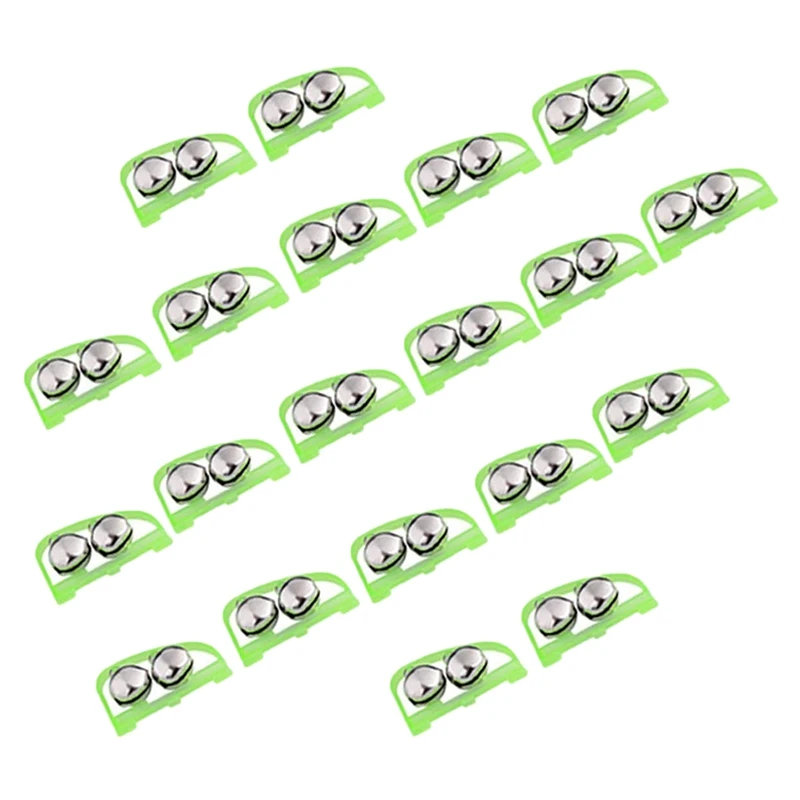 

Hot-рыболовные звонки 50 шт изогнутый слегка светящийся в темноте рыболовные колокольчики сигнальный индикатор поклевки