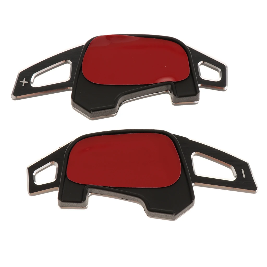 

2pcs Steering Wheel Paddle Shifter Extensions Black For VW Golf 7 MK7 GTI CC
