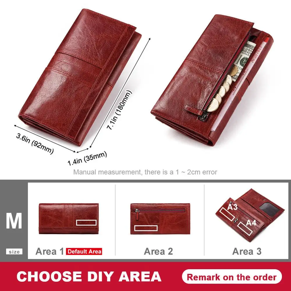 Женский кошелек из натуральной кожи GZCZ модный ручной работы для монет женский