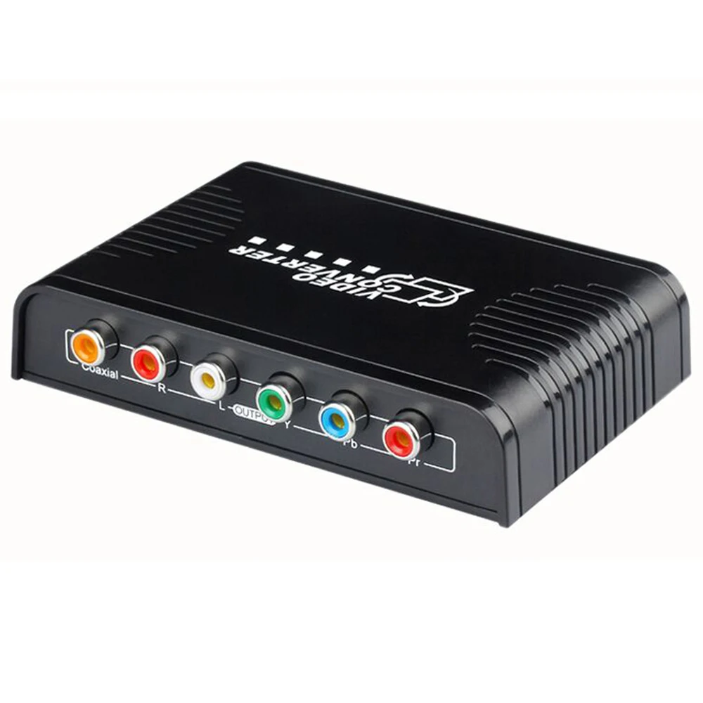 1080P HD компонентный Ypbpr преобразователь RGB адаптер HDMI/DVI comatible к выход конвертер для