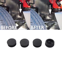 frame hole piug cover floor pan drain plug waterproof plugs for jeep wrangler jk 2007 2017 abs black car exterior accessories