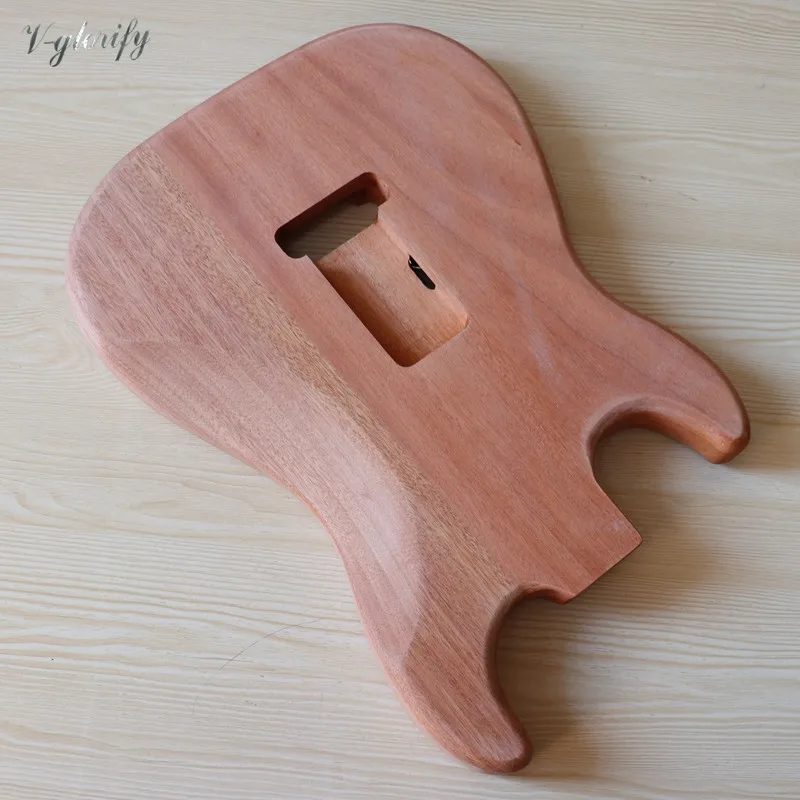 fräsen st gitarre körper elektrische gitarre körper okoume strat körper natuaral farbe floyd rose gitarre barrel für e gitarr