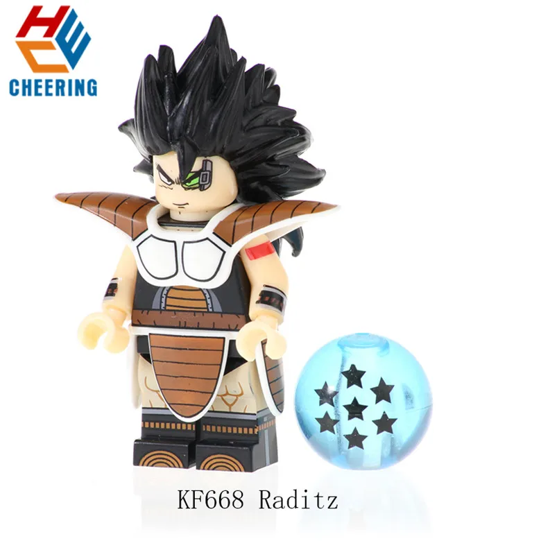 KF668 Without Box Одиночная строительные блоки Dragon Ball пластиковый кирпич Gogeta Son Goku фигурки для детей игрушки KF6069 KF6057 KF6048 KF6040 - Цвет: KF668 Without Box