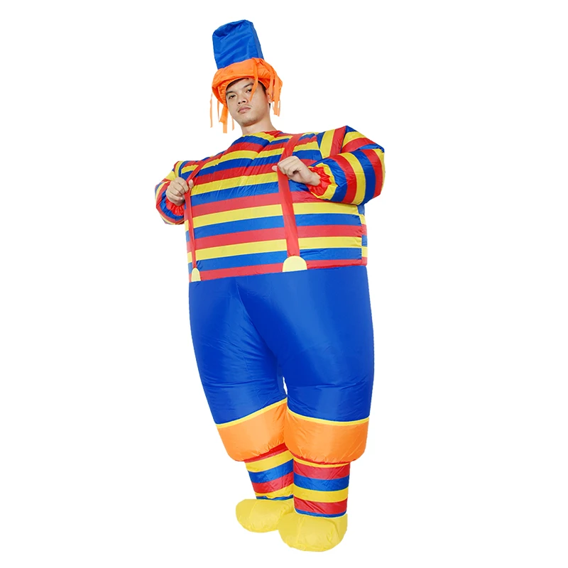 

Inflatable Stripes Clown Costume Party Costume Halloween Costume Anime Mascot Cartoon Adults and Children